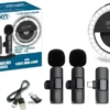 KIT RESEAU SOCIAL AVEC MICROPHONE CRAVATES SANS FIL