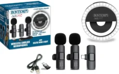 KIT RESEAU SOCIAL AVEC MICROPHONE CRAVATES SANS FIL