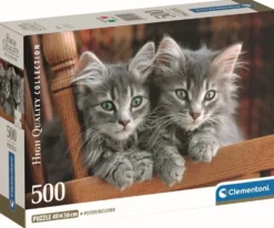 KITTENS -PUZZLE COMPACT 500 PIECES