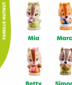 KLOROFIL - FAMILLE NUTNUT 4 PERSONNAGES