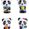 KLOROFIL - FAMILLE PANDA 4 PERSONNAGES