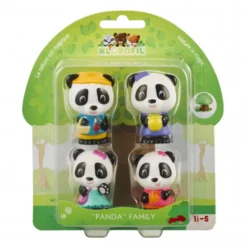 KLOROFIL - FAMILLE PANDA 4 PERSONNAGES
