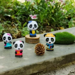 KLOROFIL - FAMILLE PANDA 4 PERSONNAGES