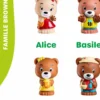KLOROFIL - LA FAMILLE BROWNY 4 PERSONNAGES