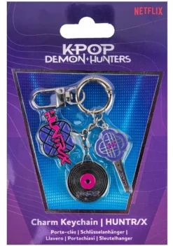 KPOP DEMON HUNTERS - PORTE-CLES HUNTR/X