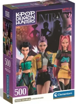 KPOP DEMON HUNTERS PUZZLECOMPACT 500 PIECES