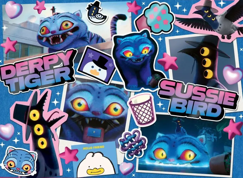 KPOP DEMON HUNTERS - PUZZLE 300 PIECES XXL - DERPY & SUSSIE