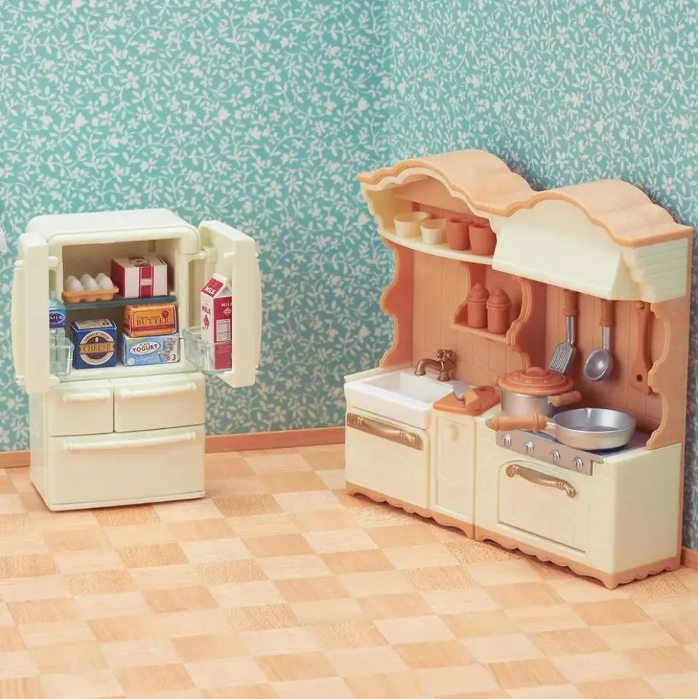 LA CUISINE AMENAGEE - SYLVANIAN MEUBLES ET ACCESSOIRES