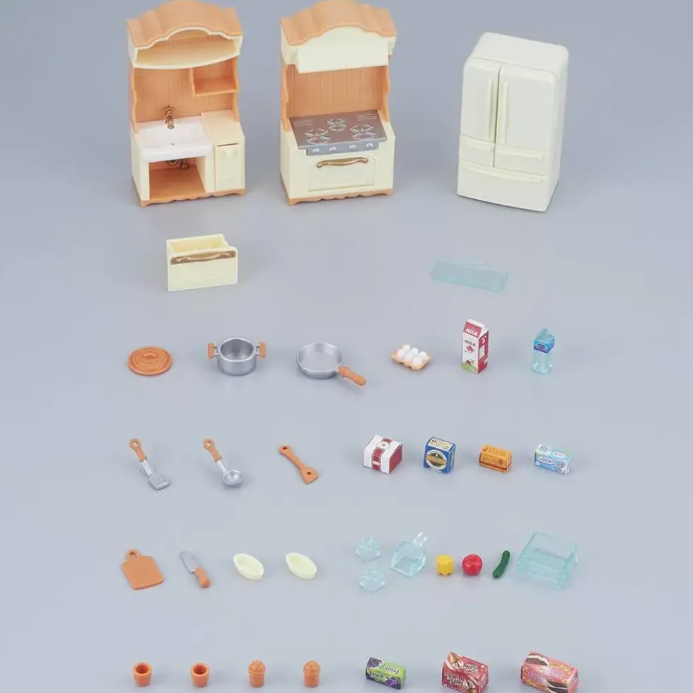 LA CUISINE AMENAGEE - SYLVANIAN MEUBLES ET ACCESSOIRES