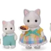 LA FAMILLE CHAT LATTE - SYLVANIAN FAMILLES