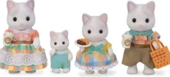 LA FAMILLE CHAT LATTE - SYLVANIAN FAMILLES