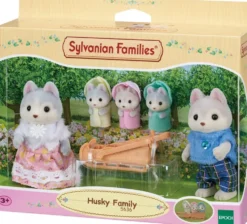 LA FAMILLE HUSKY -SYLVANIAN FAMILLES