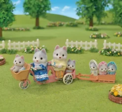 LA FAMILLE HUSKY -SYLVANIAN FAMILLES