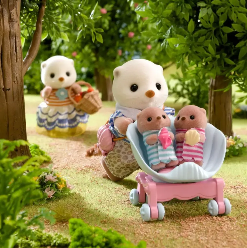 LA FAMILLE LOUTRE DE MER - SYLVANIAN FAMILLES