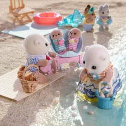 LA FAMILLE LOUTRE DE MER - SYLVANIAN FAMILLES