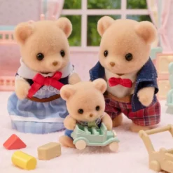 LA FAMILLE OURS BISCUIT -SYLVANIAN FAMILLES