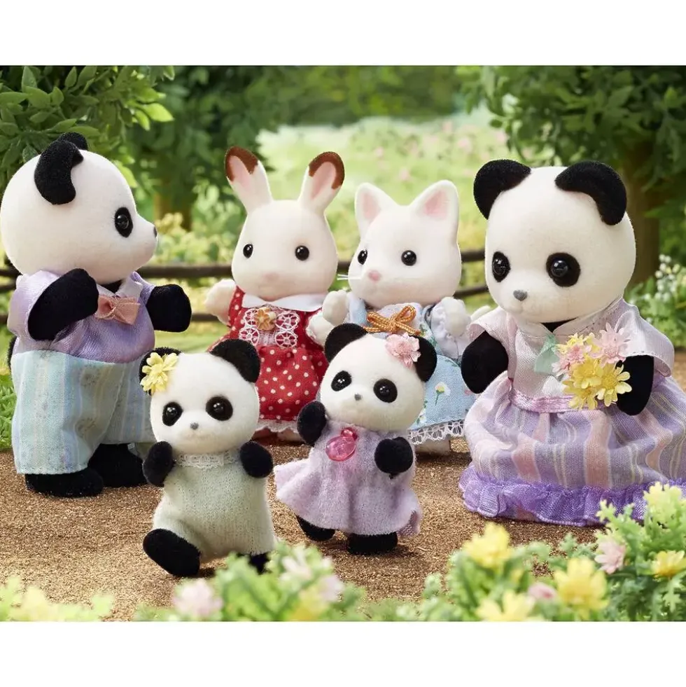 LA FAMILLE PANDA - SYLVANIAN FAMILLES