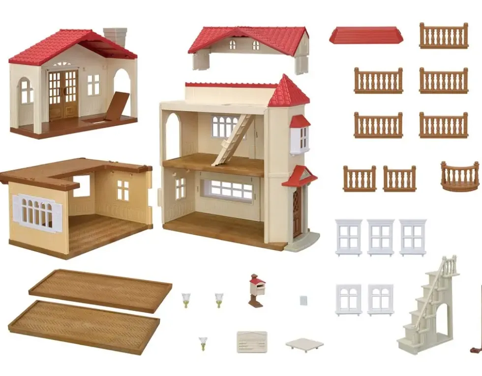 LA GRANDE MAISON ECLAIREE ET SA PIECE SECRETE - SYLVANIAN MAISON