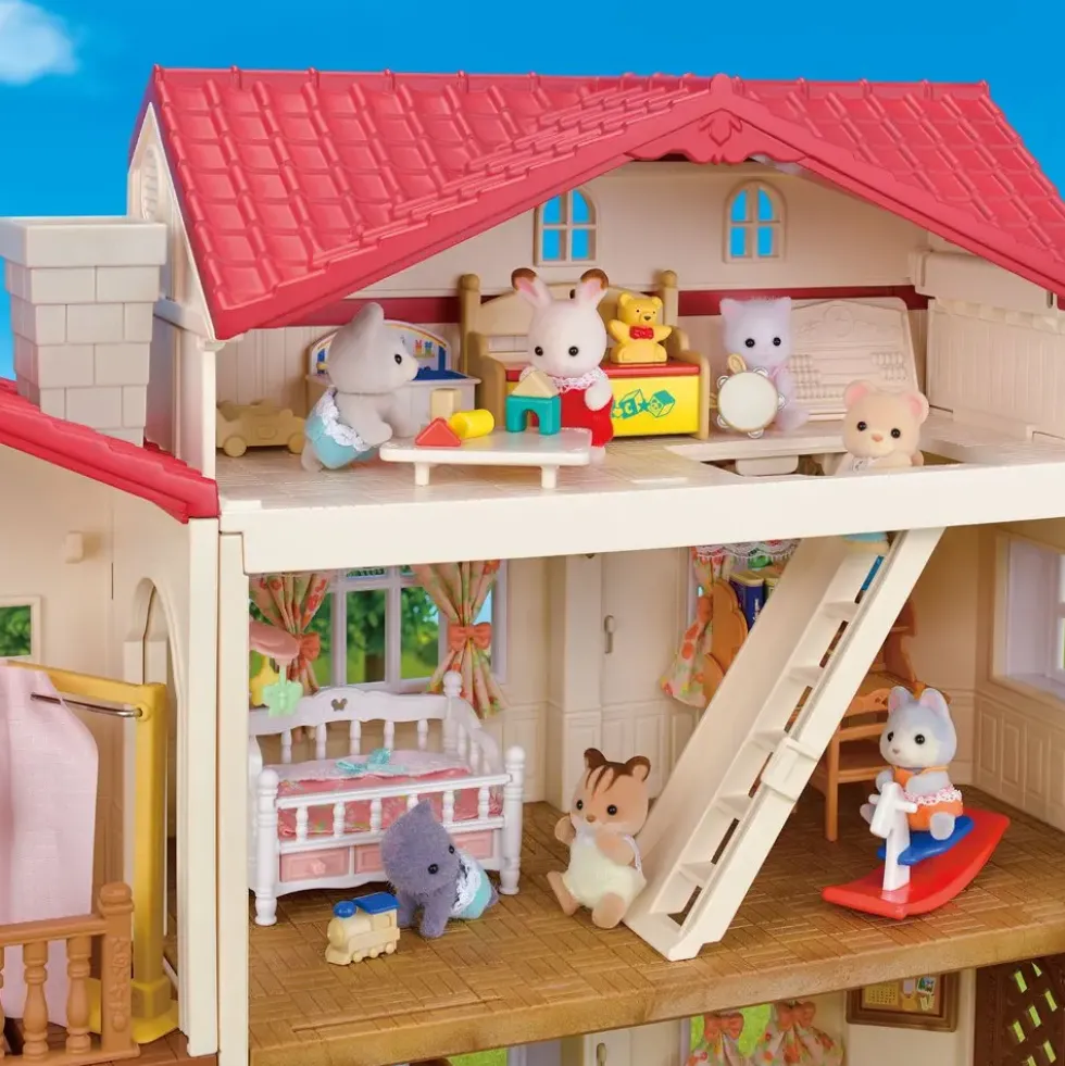LA GRANDE MAISON ECLAIREE ET SA PIECE SECRETE - SYLVANIAN MAISON