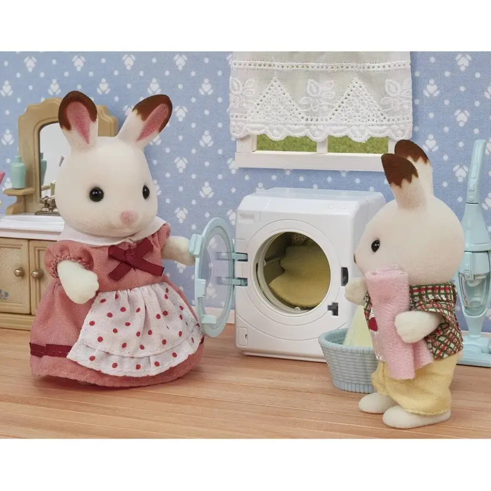 LA MACHINE A LAVER ET ASPIRATEUR - SYLVANIAN MEUBLES ET ACCESSOIRES