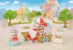 LA MAMAN MOUTON ET SON STAND DE POPCORN - SYLVANIAN SET BOUTIQUES