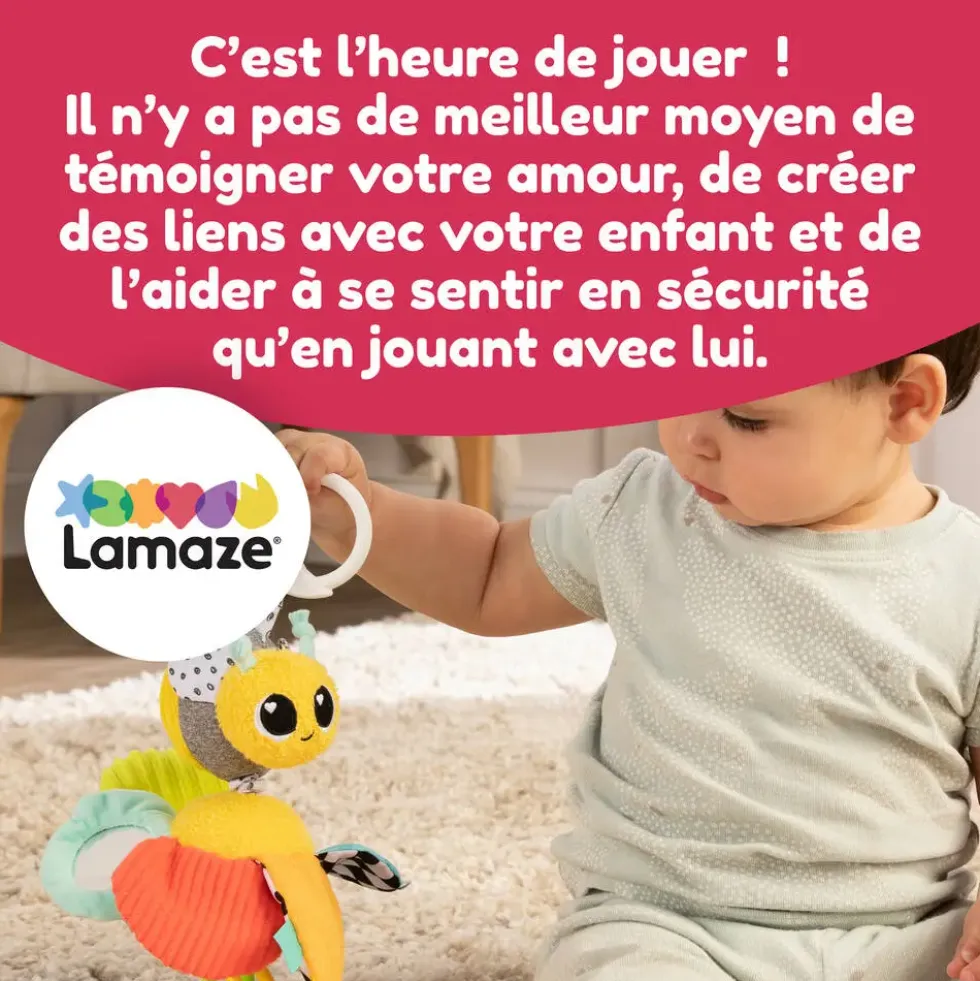 LAMAZE - JEU D'EVEIL - BUZZY L’ABEILLE