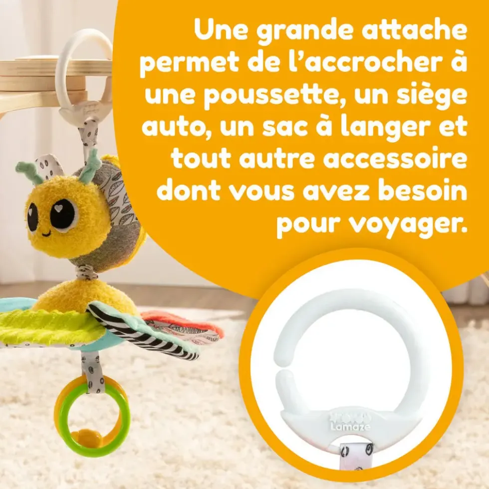 LAMAZE - JEU D'EVEIL - BUZZY L’ABEILLE