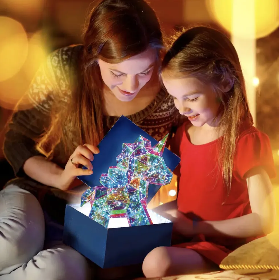 LAMPE DECO LICORNE ORIGAMI