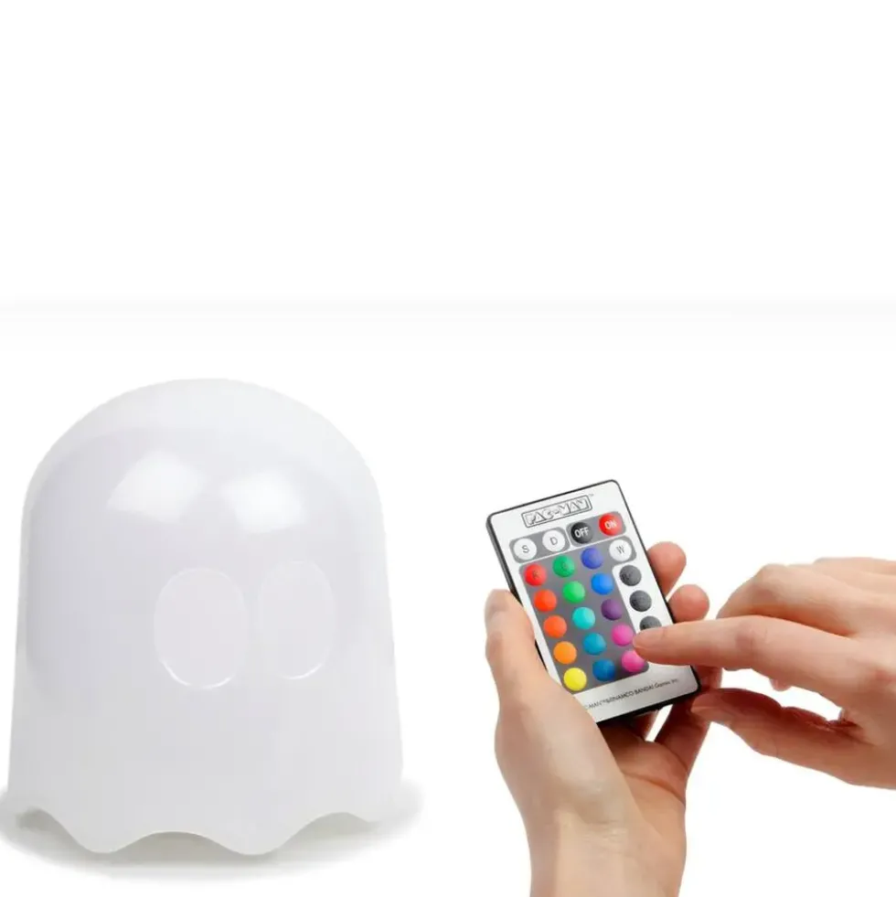 LAMPE GHOST MULTI COULEURS TELECOMMANDEE - PAC-MAN