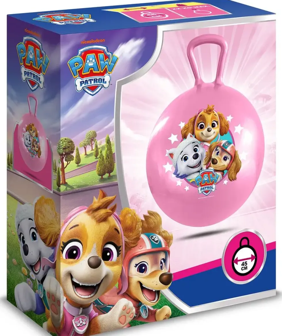 LA PAT'PATROUILLE - BALLON SAUTEUR GYM 45 CM ROSE