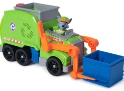 LA PAT' PATROUILLE - CAMION CRUSH 'N' ROLL + FIGURINE ROCKY