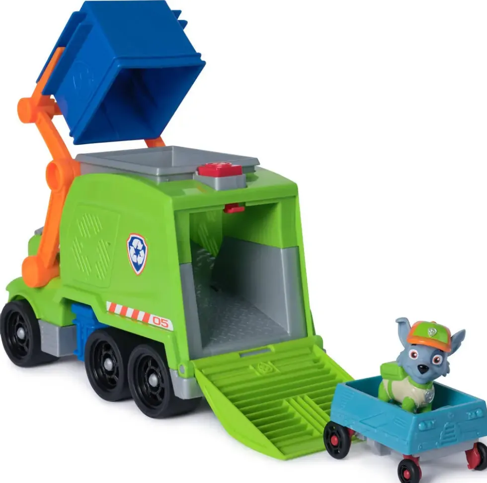 LA PAT' PATROUILLE - CAMION CRUSH 'N' ROLL + FIGURINE ROCKY