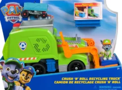 LA PAT' PATROUILLE - CAMION CRUSH 'N' ROLL + FIGURINE ROCKY