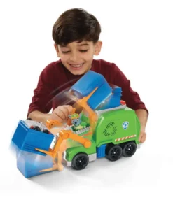 LA PAT' PATROUILLE - CAMION CRUSH 'N' ROLL + FIGURINE ROCKY