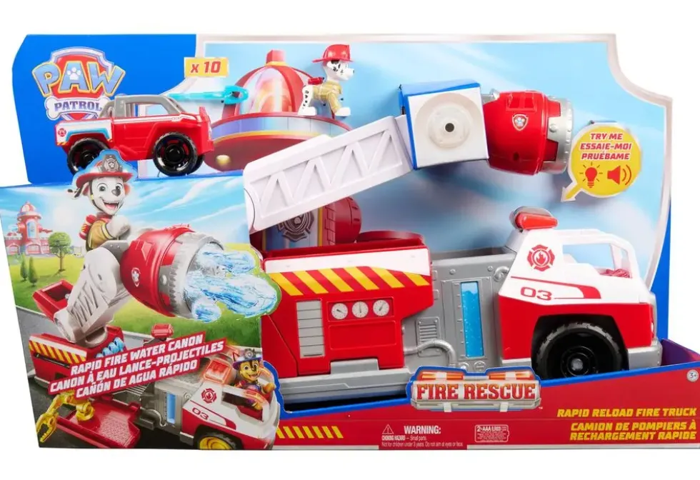 LA PAT' PATROUILLE - CAMION DE POMPIERS DELUXE FIRE RESCUE