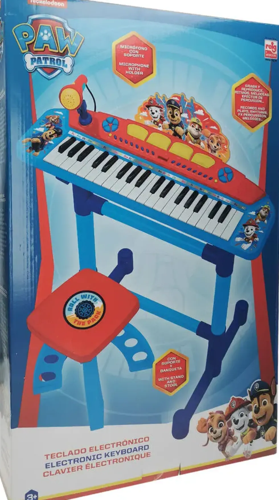 LA PAT’PATROUILLE - CLAVIER ELECTRONIQUE ET TABOURET
