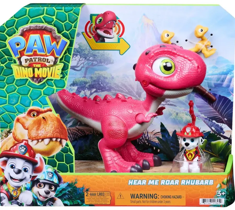 LA PAT' PATROUILLE - LE FILM MISSION DINO - COFFRET DELUXE RHUBARBE ET MARCUS