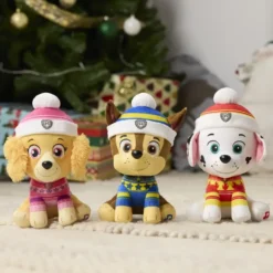 LA PAT' PATROUILLE -PELUCHE SONORE 20 CM NOEL
