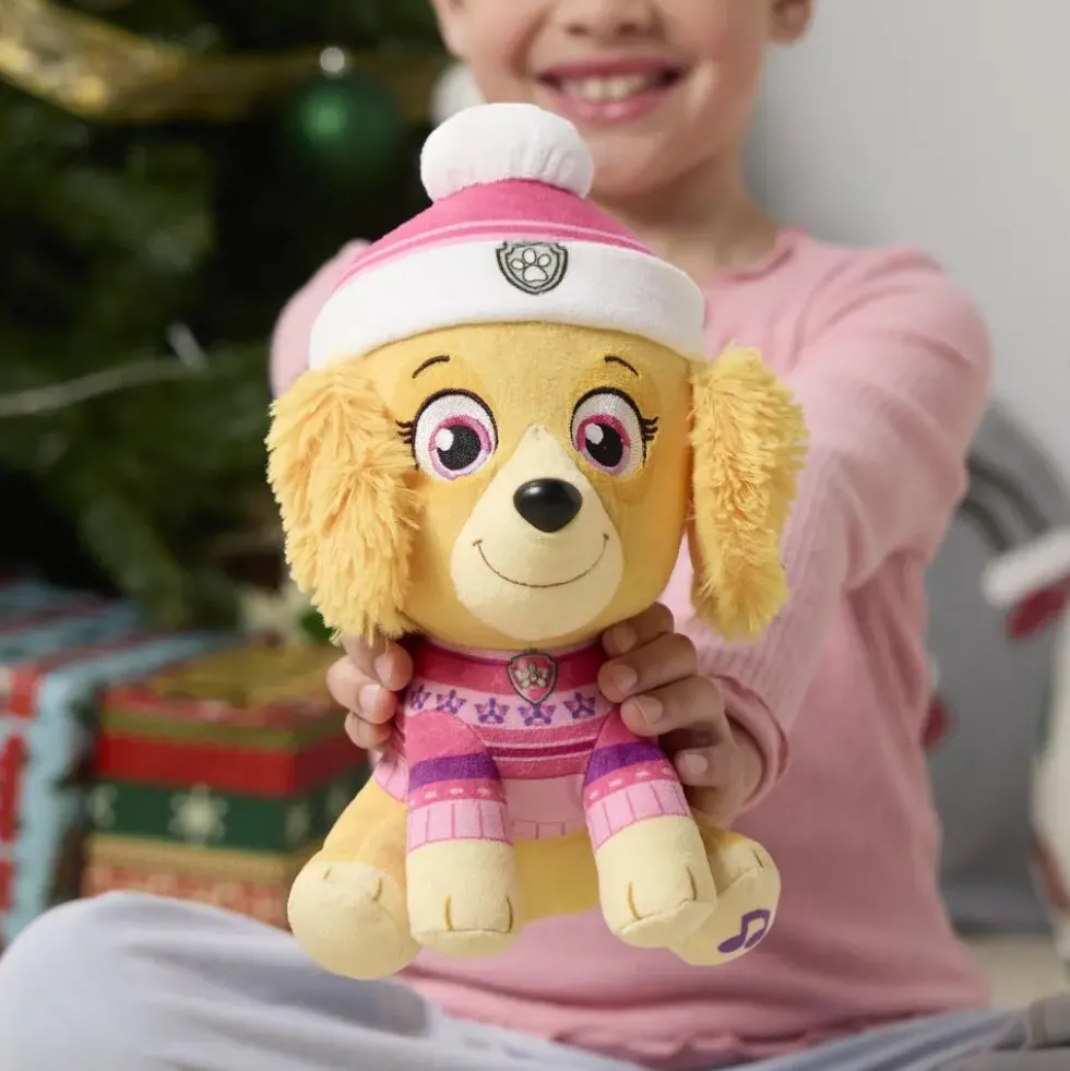 LA PAT' PATROUILLE -PELUCHE SONORE 20 CM NOEL