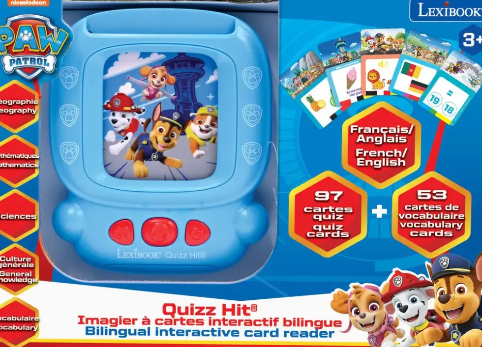 LA PAT' PATROUILLE - QUIZZ HIT - IMAGIER A CARTES INTERACTIF