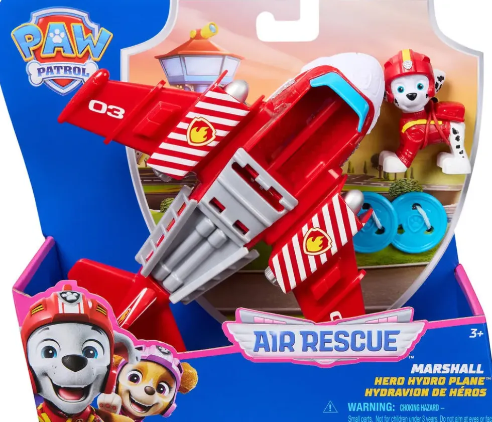 LA PAT' PATROUILLE - VEHICULE + FIGURINE AIR RESCUE