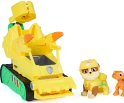 LA PAT'PATROUILLE - VEHICULE+ FIGURINE RUBEN- LE FILM MISSION DINO