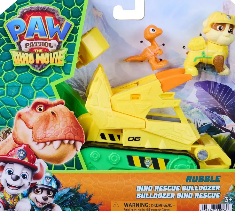 LA PAT'PATROUILLE - VEHICULE+ FIGURINE RUBEN- LE FILM MISSION DINO