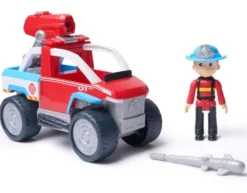 LA PAT' PATROUILLE - VEHICULE + FIGURINE FIRE RESCUE RYDER