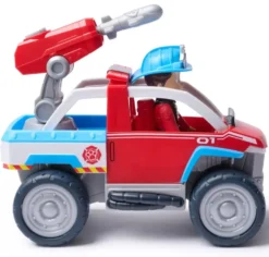 LA PAT' PATROUILLE - VEHICULE + FIGURINE FIRE RESCUE RYDER