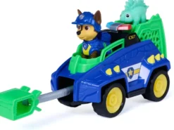 LA PAT'PATROUILLE - VEHICULE + FIGURINE - LE FILM MISSION DINO