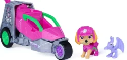 LA PAT'PATROUILLE - VEHICULE + FIGURINE - LE FILM MISSION DINO