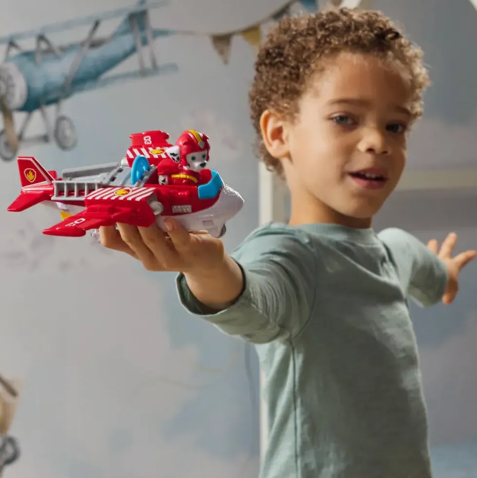 LA PAT' PATROUILLE - VEHICULE + FIGURINE MARCUS AIR RESCUE