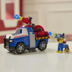 LA PAT' PATROUILLE - VEHICULE + FIGURINE FIRE RESCUE CHASE
