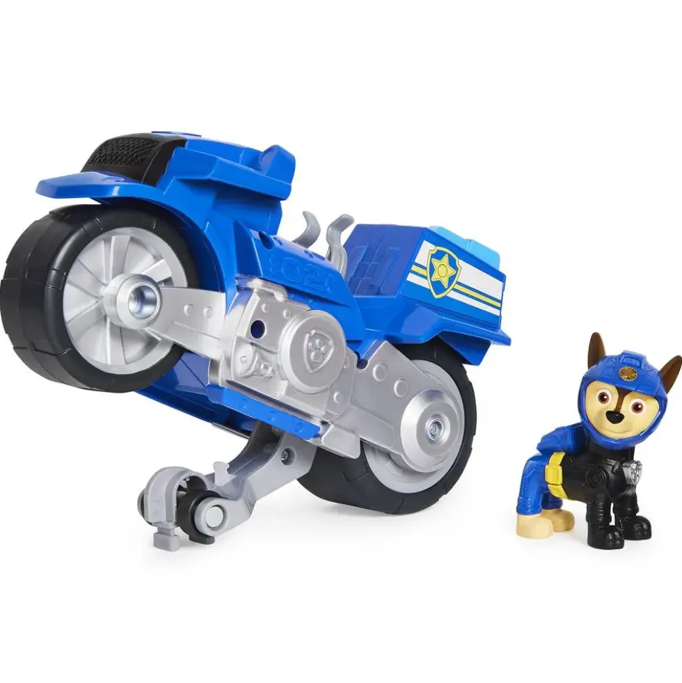LA PAT'PATROUILLE VEHICULE + FIGURINE MOTO PUPS